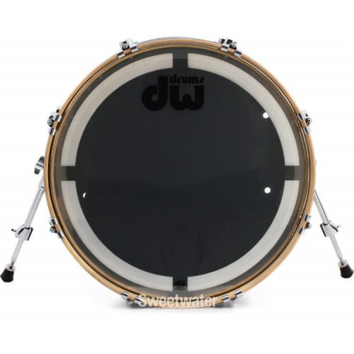  DW Performance Series Bass Drum - 16 x 20 inch - Ebony Stain Lacquer