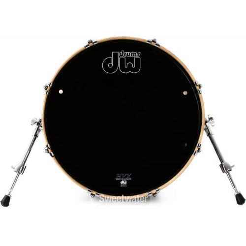  DW Performance Series Bass Drum - 16 x 20 inch - Ebony Stain Lacquer