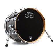 DW Performance Series Bass Drum - 14 x 18 inch - Ebony Stain Lacquer