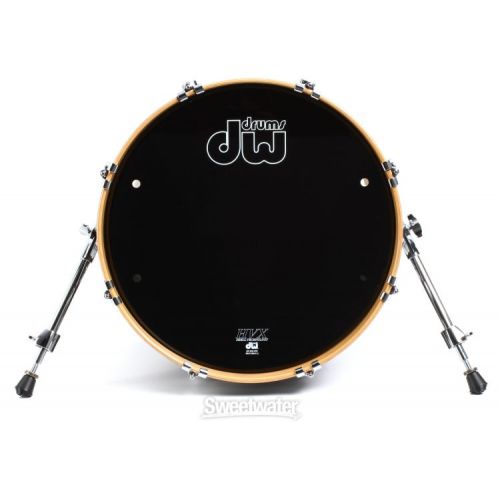  DW Performance Series Bass Drum - 14 x 18 inch - Ebony Stain Lacquer