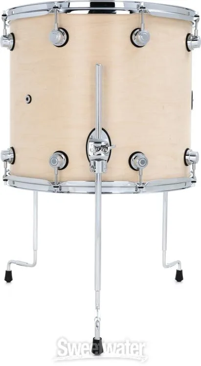  DW Performance Series Floor Tom - 14 x 16 inch - Natural Satin Oil - Sweetwater Exclusive