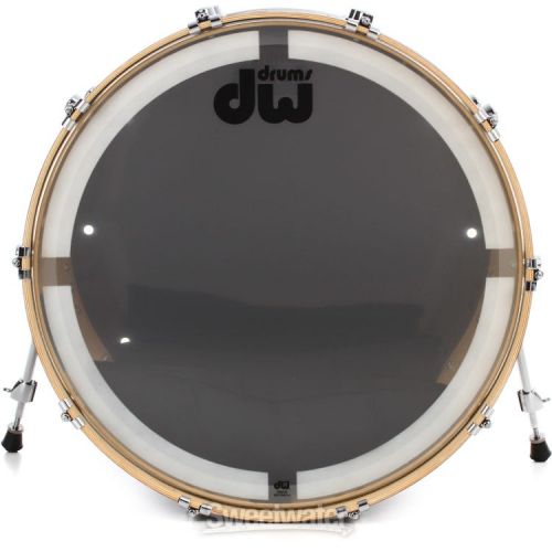  DW Performance Series Bass Drum - 18 x 24 inch - Ebony Stain Lacquer