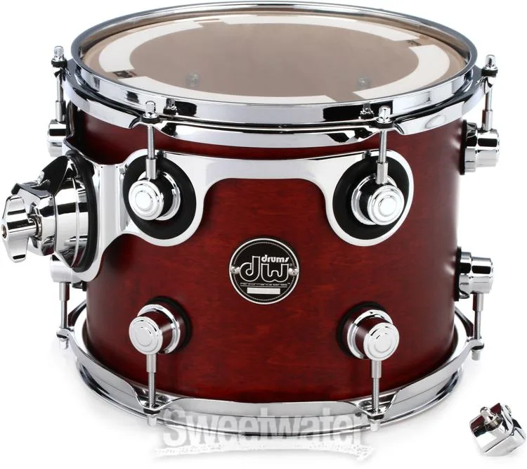  DW Performance Series Mounted Tom - 8 x 10 inch - Tobacco Stain