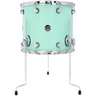 DW Performance Series Floor Tom - 14 x 16 inch - Satin Sea Foam - Sweetwater Exclusive