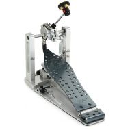 DW DWCPMCDXF MCD Machined Chain Drive Single Bass Drum Pedal with Extended Footboard - Polished