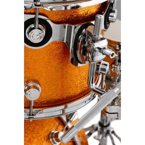  DW Performance Series 3-piece Shell Pack with 24 inch Bass Drum - Gold Sparkle Finish Ply