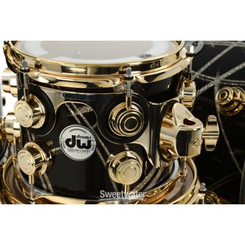  DW Collector's Series Maple 7-piece Shell Pack - Smoke Glass Contrails