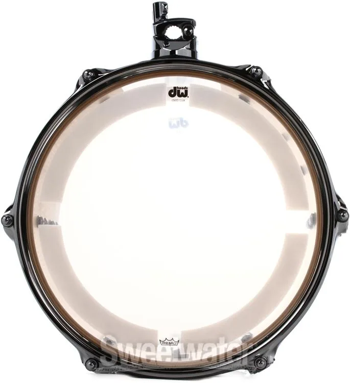  DW Performance Series Mounted Tom - 8 x 10 inch - Black Diamond FinishPly Demo