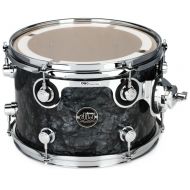 DW Performance Series Mounted Tom - 8 x 12 inch - Black Diamond FinishPly