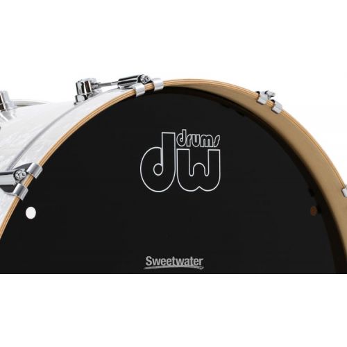  DW Performance Series Bass Drum - 14 x 24 inch - White Marine FinishPly