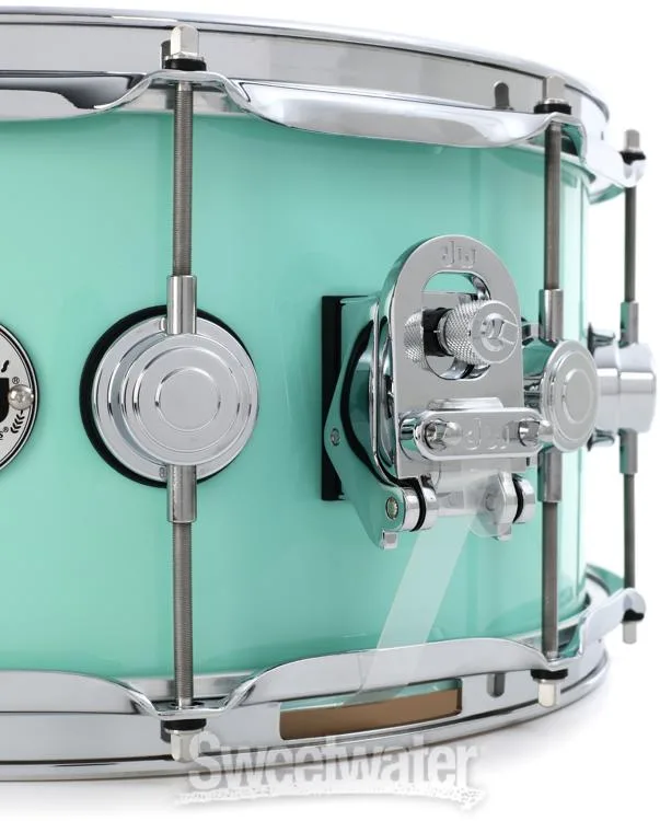  DW Collector's Series Lacquer Snare Drum - 6.5 x 14-inch - Seafoam Gloss