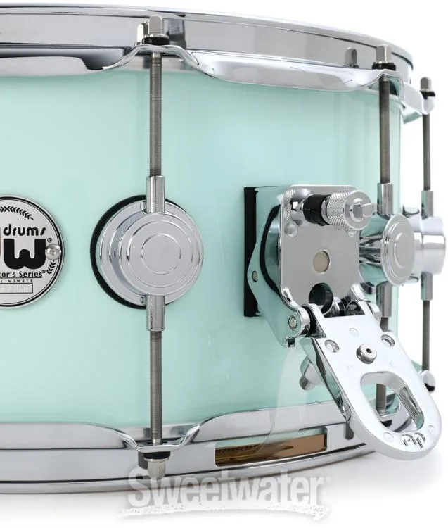  DW Collector's Series Lacquer Snare Drum - 6.5 x 14-inch - Pale Jade