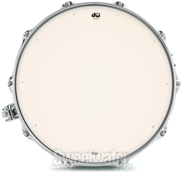  DW Collector's Series Lacquer Snare Drum - 6.5 x 14-inch - Pale Jade