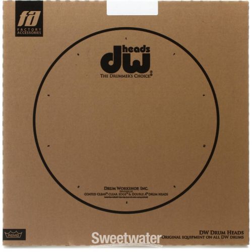  DW Coated/Clear Drumhead - 15 inch