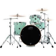 DW Performance Series 3-piece Shell Pack - Hard Satin Seafoam - Sweetwater Exclusive