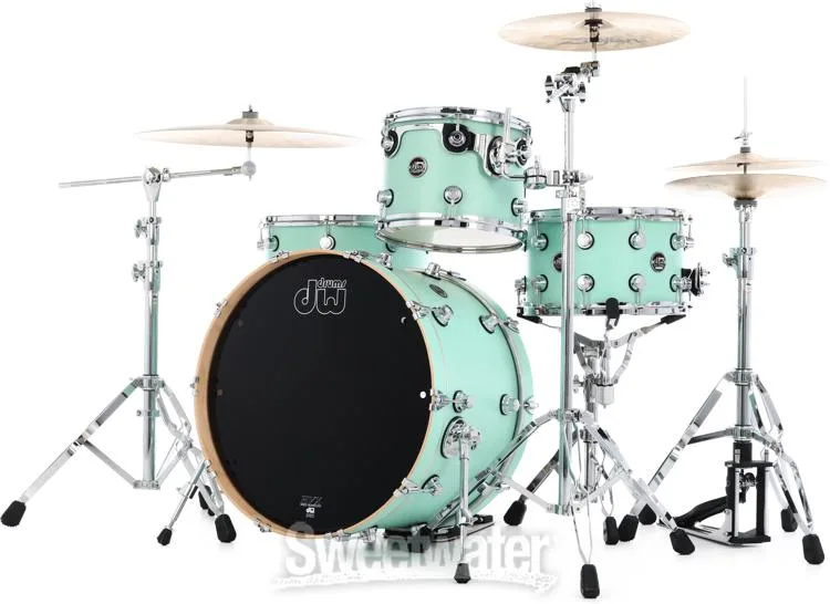  DW Performance Series 3-piece Shell Pack - Hard Satin Seafoam - Sweetwater Exclusive