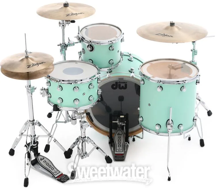  DW Performance Series 3-piece Shell Pack - Hard Satin Seafoam - Sweetwater Exclusive