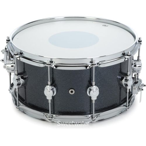  DW Limited-edition Performance Series Snare Drum - 6.5 x 14-inch - Black Sparkle Finish