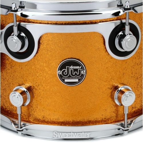  DW Performance Series Mounted Tom - 8 x 12 inch - Gold Sparkle FinishPly