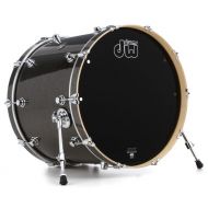 DW Performance Series Bass Drum - 18 x 22 inch - Pewter Sparkle FinishPly