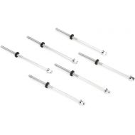 DW True-Pitch Tension Rods - Chrome (6-pack)