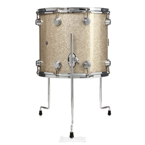  DW Collector's Series Floor Tom - 14 x 16 inch - Broken Glass FinishPly