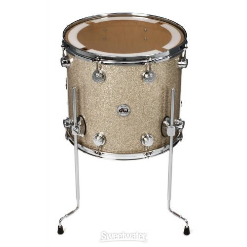  DW Collector's Series Floor Tom - 14 x 16 inch - Broken Glass FinishPly