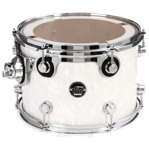  DW Performance Series Mounted Tom - 9 x 13 inch - White Marine FinishPly