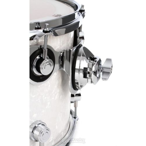  DW Performance Series Mounted Tom - 9 x 13 inch - White Marine FinishPly