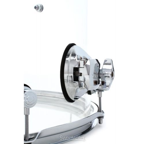  DW Design Series Acrylic Floor Tom - 16 x 18 inch - Clear Acrylic