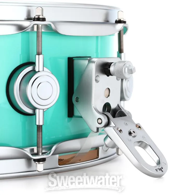  DW Collector's Series Santa Monica Snare Drum - 5 x 14-inch - Sea Foam Green