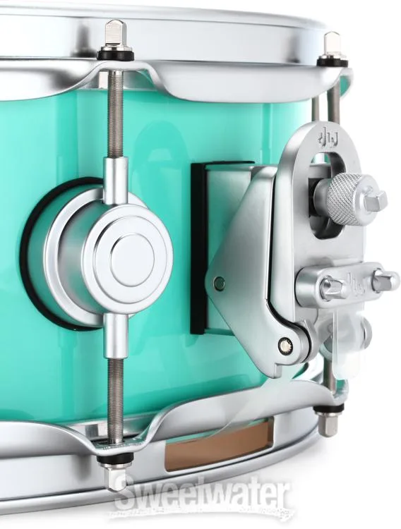  DW Collector's Series Santa Monica Snare Drum - 5 x 14-inch - Sea Foam Green