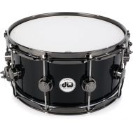 DW Collector's Series Maple Snare Drum - 6.5 x 14-inch - Gloss Black