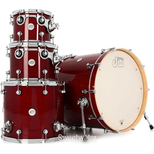  DW DDLG2214CS Design Series 4-piece Shell Pack - Cherry Stain