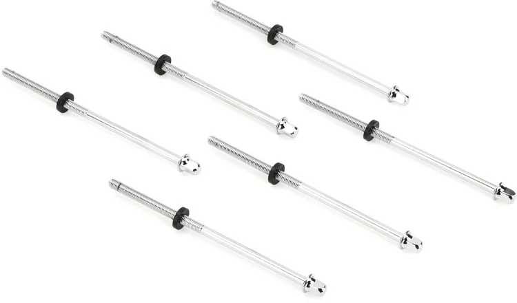  DW True-Pitch Tension Rods - Chrome (6-pack) Demo