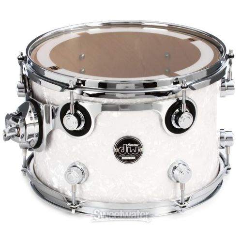  DW Performance Series Mounted Tom - 8 x 12 inch - White Marine FinishPly