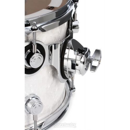  DW Performance Series Mounted Tom - 8 x 12 inch - White Marine FinishPly