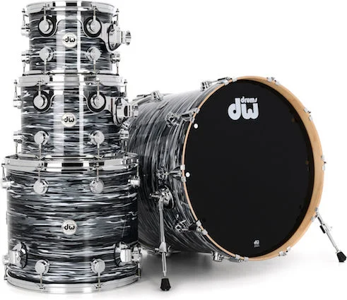  DW Collector's Series 4-piece Shell Pack - Black Oyster FinishPly