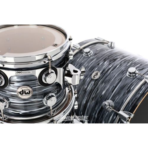  DW Collector's Series 4-piece Shell Pack - Black Oyster FinishPly