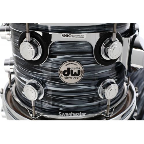  DW Collector's Series 4-piece Shell Pack - Black Oyster FinishPly