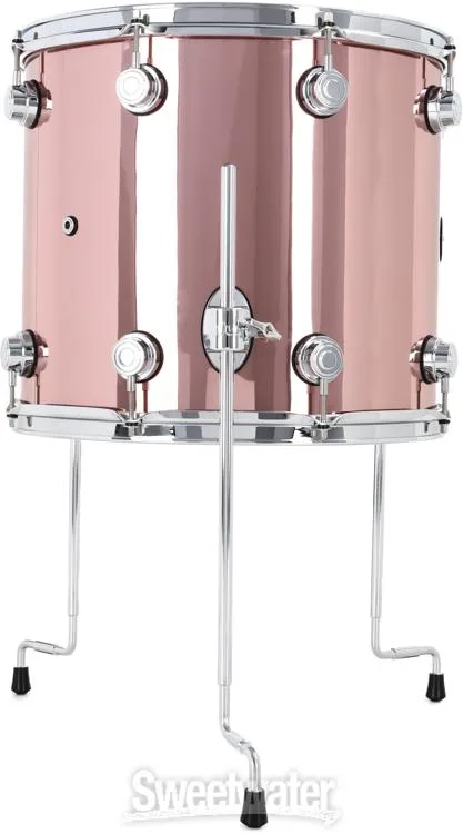  DW Collector's Series FinishPly 4-piece Shell Pack - Rose Copper