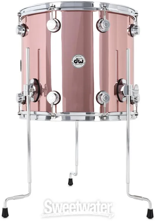  DW Collector's Series FinishPly 4-piece Shell Pack - Rose Copper