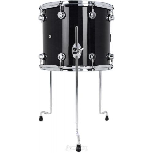  DW Performance Series Floor Tom - 12 x 14 inch - Ebony Stain Lacquer