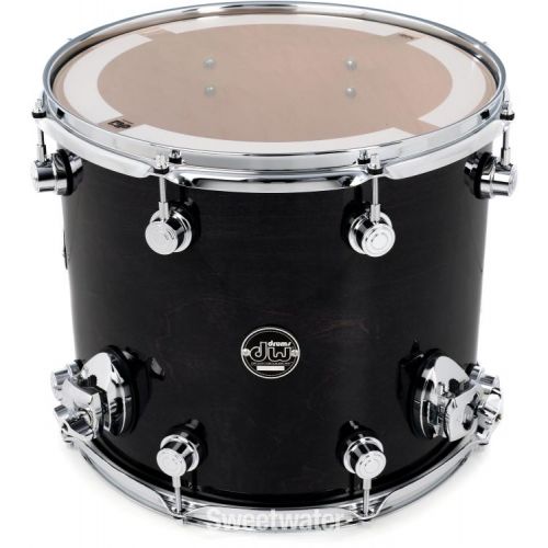  DW Performance Series Floor Tom - 12 x 14 inch - Ebony Stain Lacquer