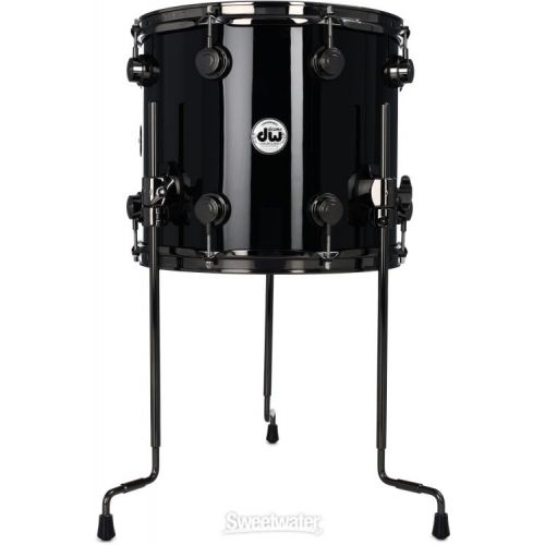  DW Collector's Series 5-piece Shell Pack - Gloss Black FinishPly