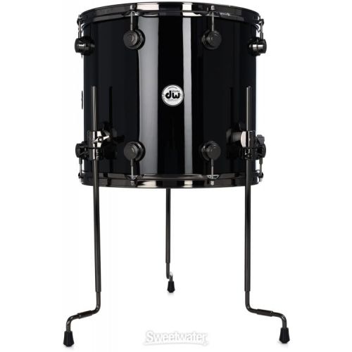  DW Collector's Series 5-piece Shell Pack - Gloss Black FinishPly