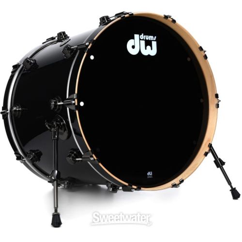  DW Collector's Series 5-piece Shell Pack - Gloss Black FinishPly