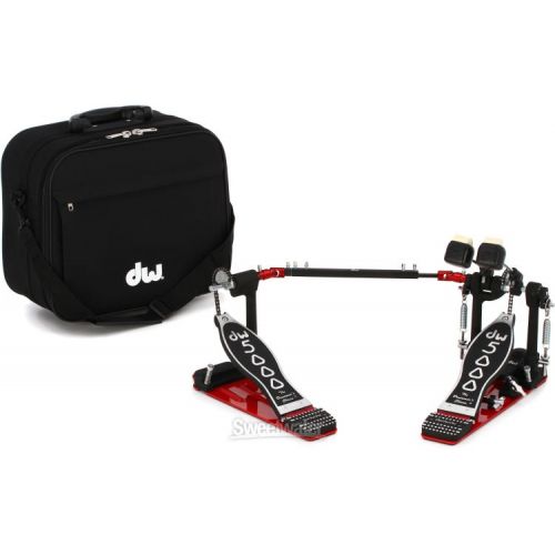  DW DWCP5002AH4 5000 Series Accelerator Double Bass Drum Pedal - Single Chain