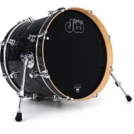 DW Performance Series Bass Drum - 14 x 18 inch - Black Diamond FinishPly