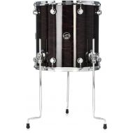 DW Performance Series Floor Tom - 16 x 16 inch - Ebony Stain Lacquer